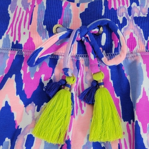 Lilly Pulitzer Amethyst One Too Many 4" Yasmin Knit Terry Shorts Sz M NEW - Picture 5 of 13